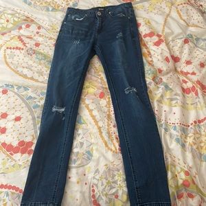 Hudson jeans- distressed straight leg